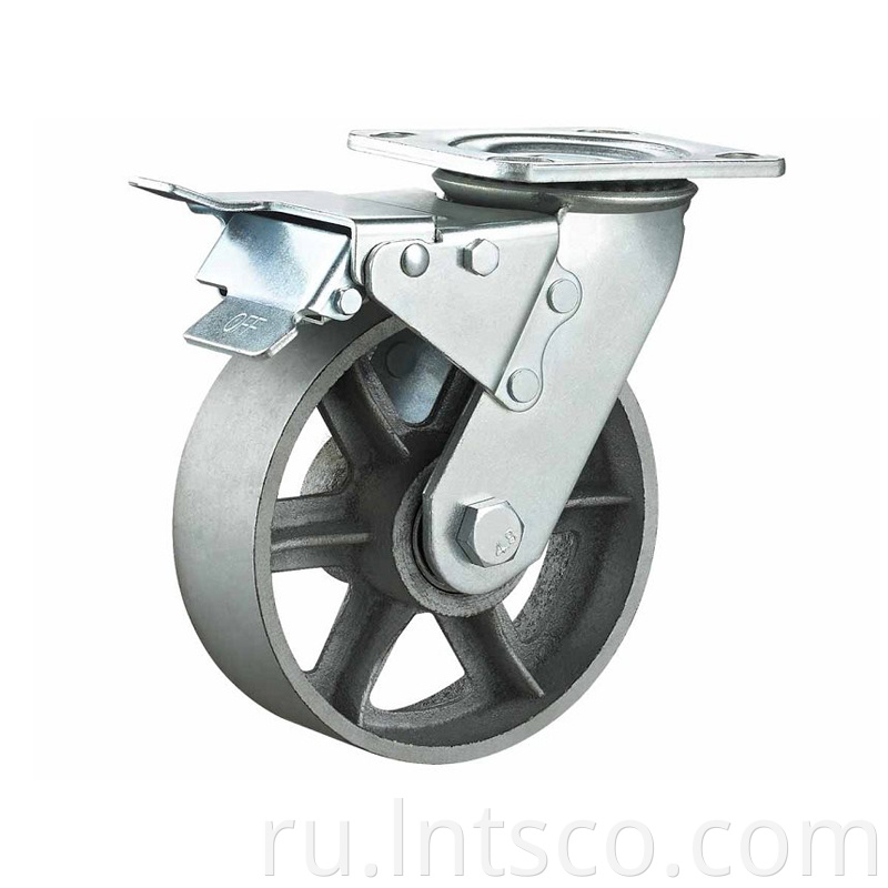 Heavy Duty Total Brake Caster